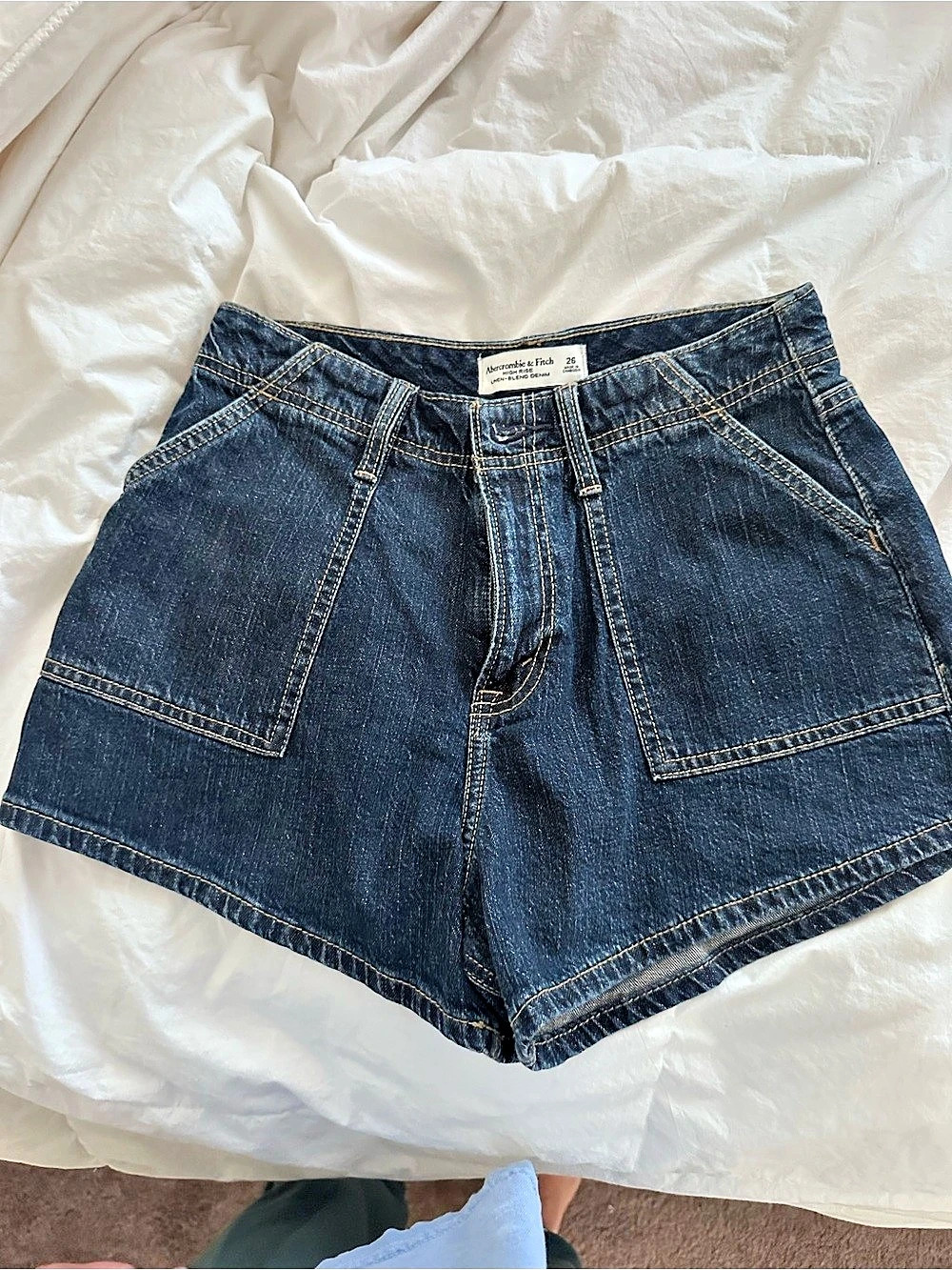Abercrombie  Denim Jean Shorts in Blue Size 26 Like New